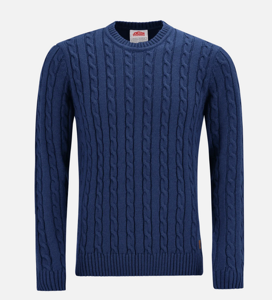 CABLE KNIT JERSEY