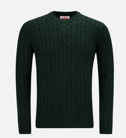 CABLE KNIT JERSEY