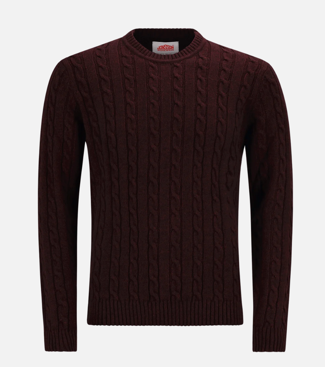 CABLE KNIT JERSEY