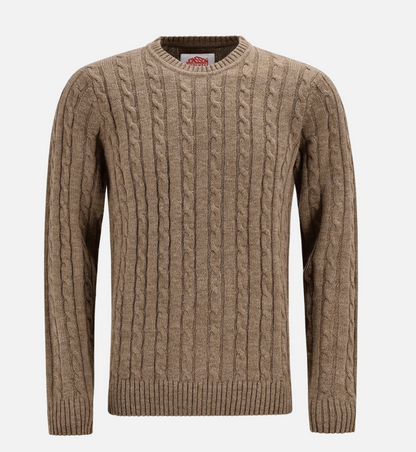 CABLE KNIT JERSEY