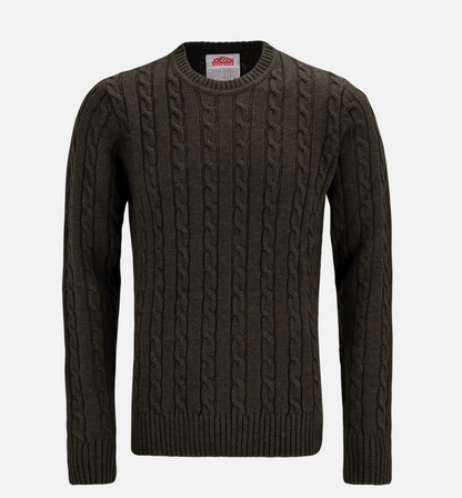 CABLE KNIT JERSEY