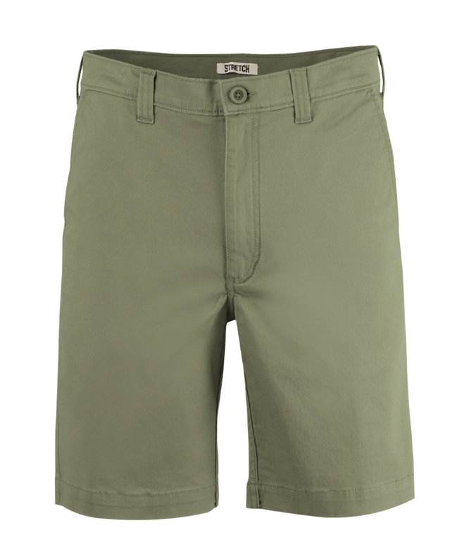 Flat Front Chino Shorts