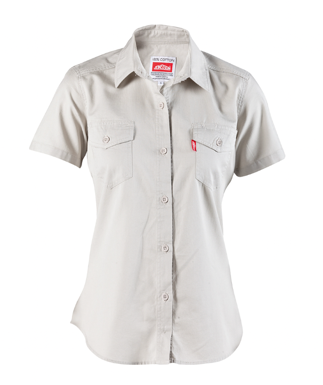 Women's Short Sleeve Workshirt  100% Cotton