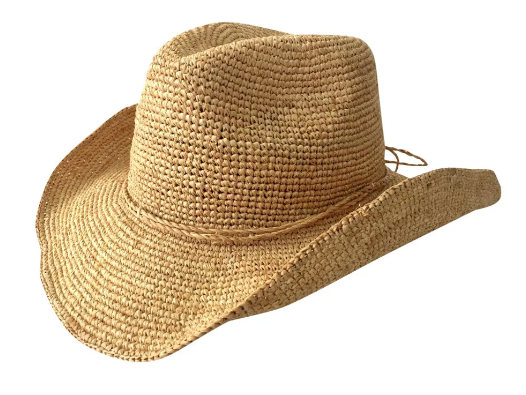 Raffia Crocheted Hat