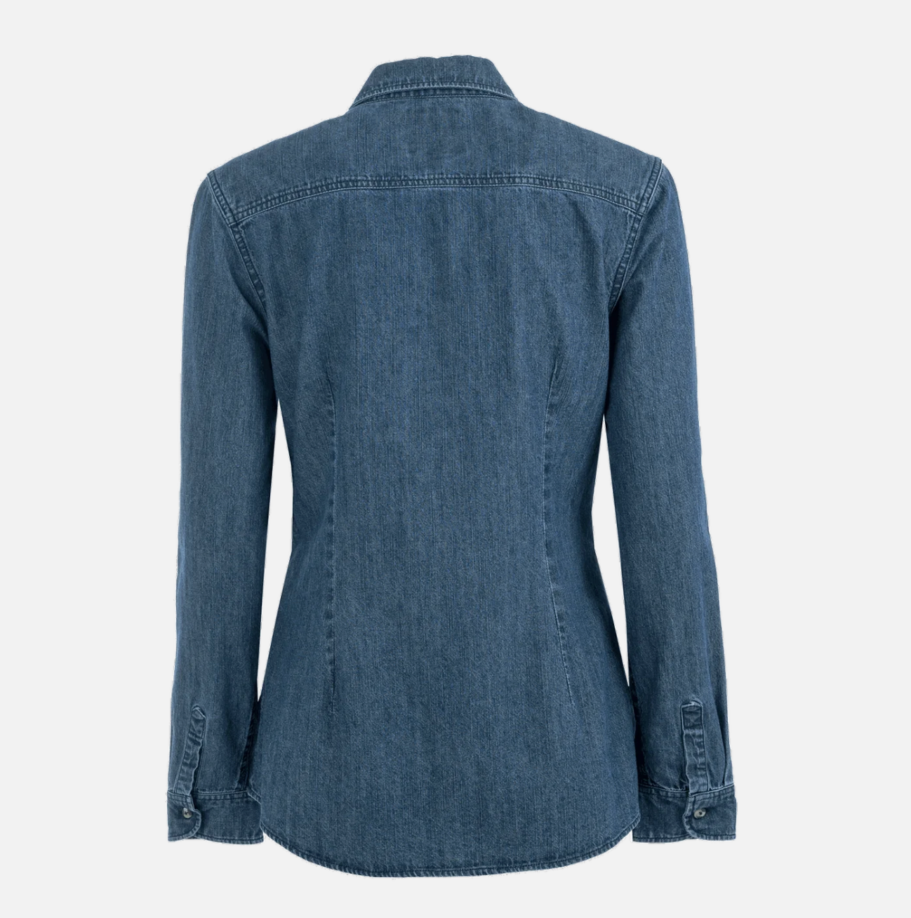 Womens Long Sleeve Denim Shirt