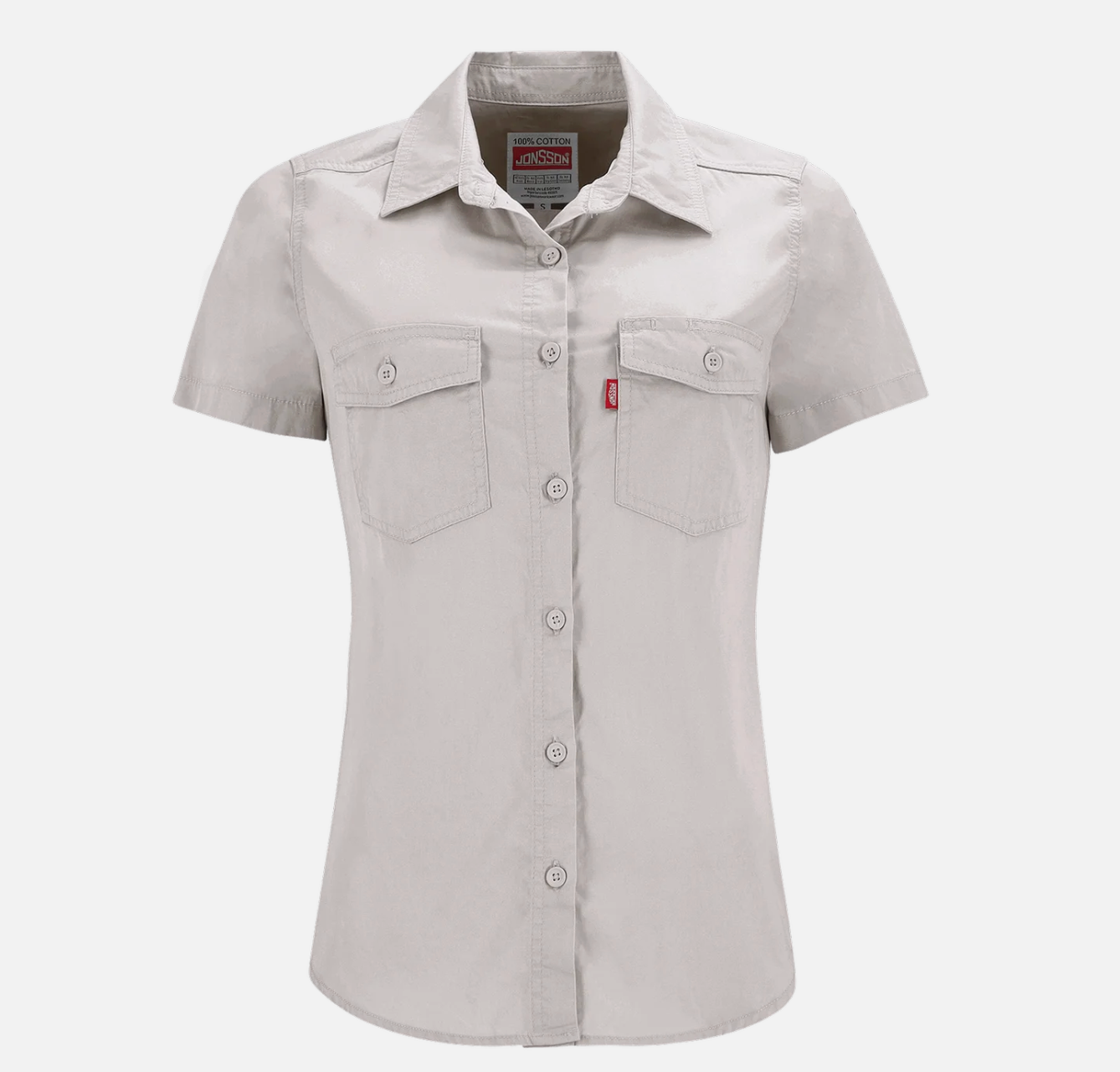 100% Cotton Womens Short Sleeve Shirt