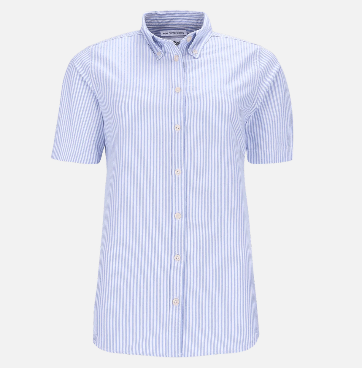 Womens Short Sleeve Oxford