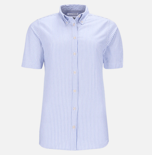 Womens Short Sleeve Oxford