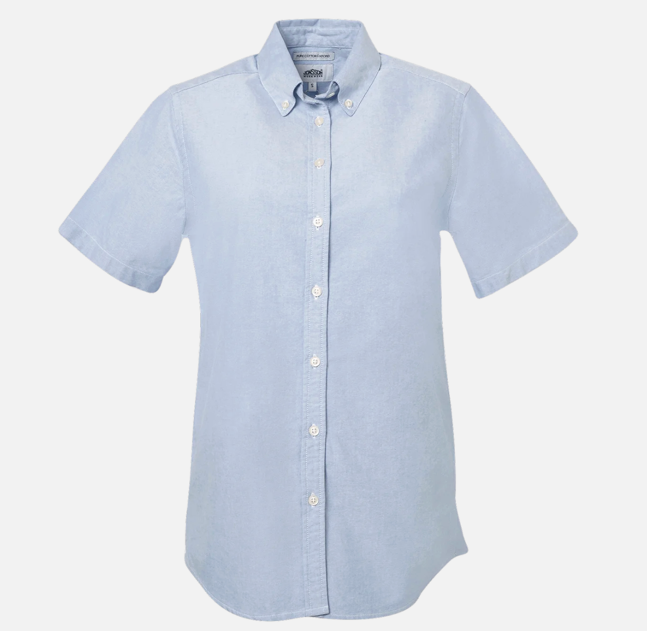 Womens Short Sleeve Oxford