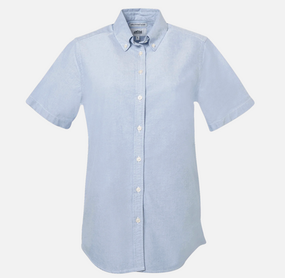 Womens Short Sleeve Oxford