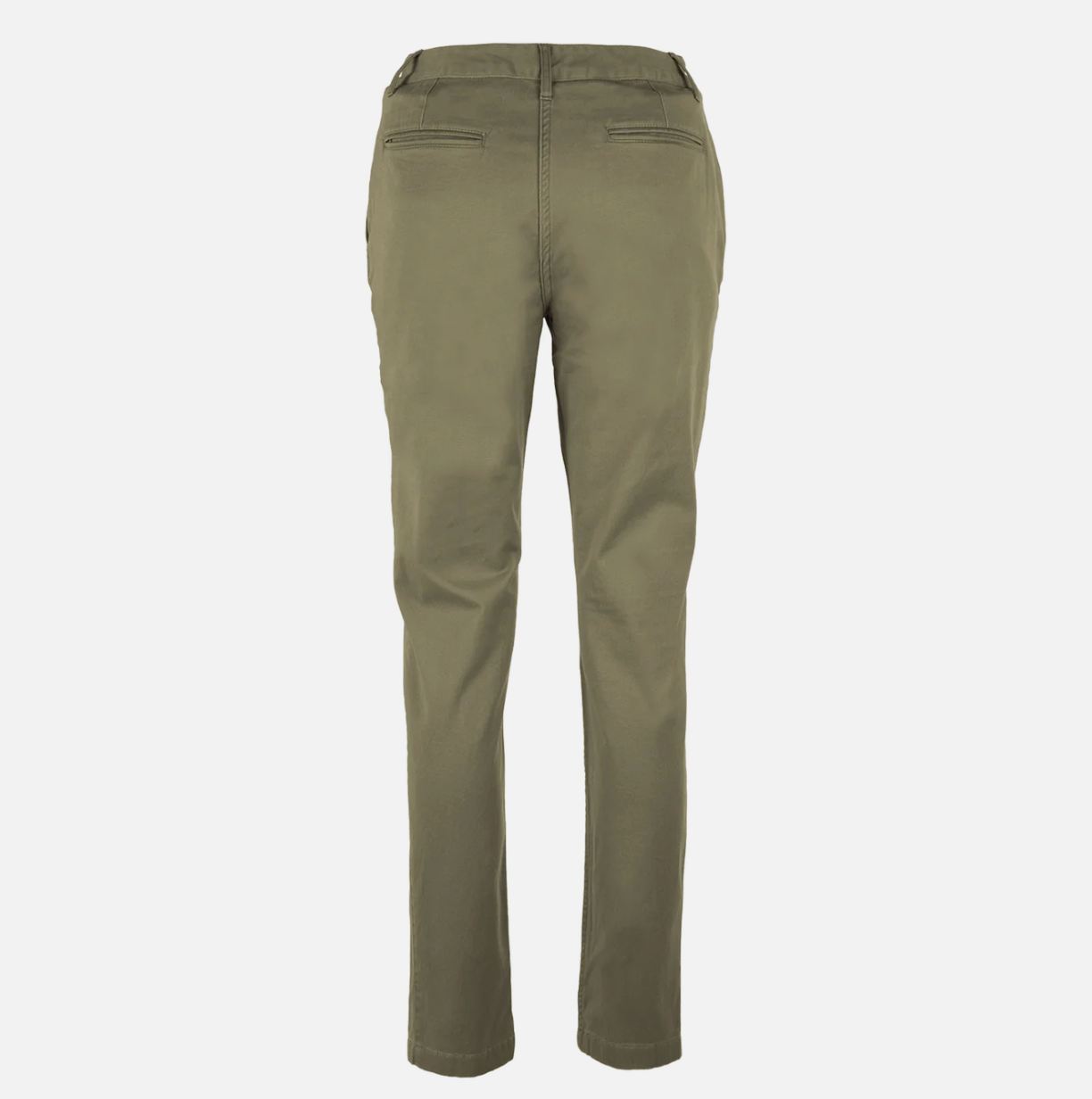 Womens Flat Front Stretch Chinos
