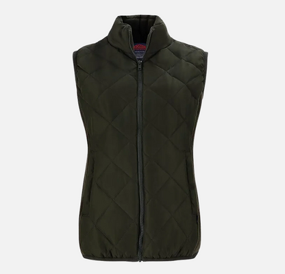 Womens Diamond Ripstop Sherpa Bodywarmer